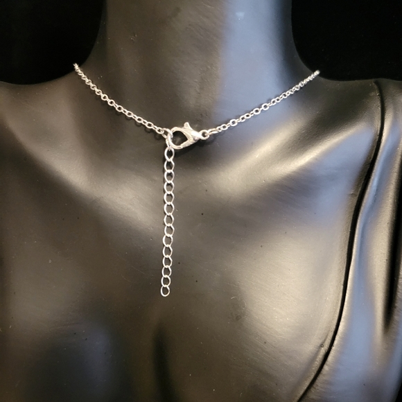 2/$20 Rhinestone Wine Glass Necklace - Picture 3 of 3